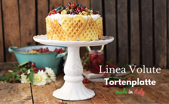 Tortenplatte Linea Volute von Virginia Casa