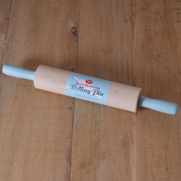 Tala Retro, Holz-Teigrolle mit Griffe in Pastellblau