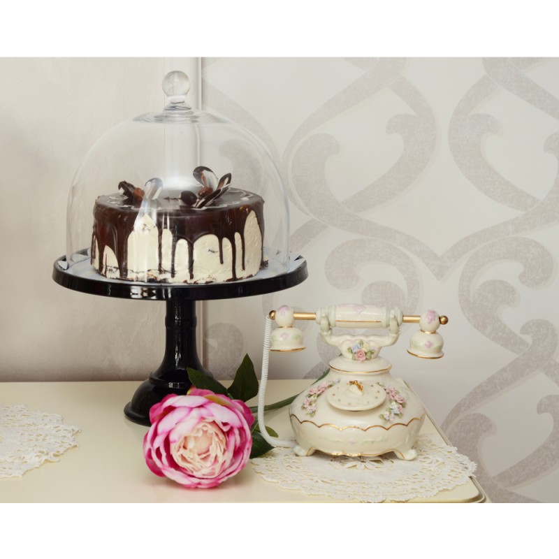 Glashaube Glass Dome Medium Rund Cake Stands Bei Home Of Cake