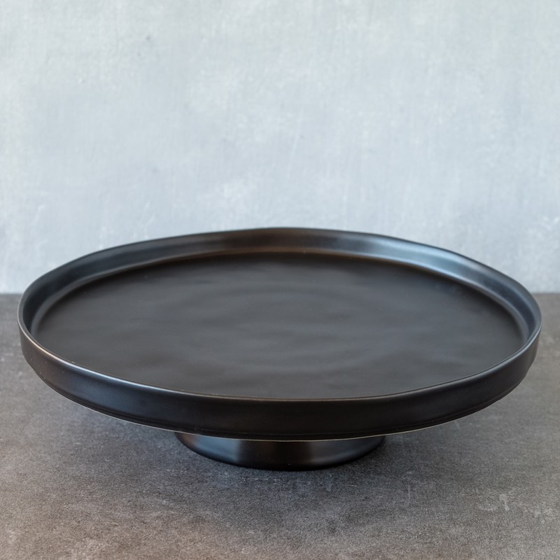 Tortenplatte Linie Puro in Schwarz Matt Cake Stands bei Home of Cake