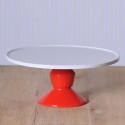 Jansen+co, Cake Stand groß mit Fuß in Rot