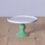 Jansen+co, Cake Stand klein mit Fuß in Grün